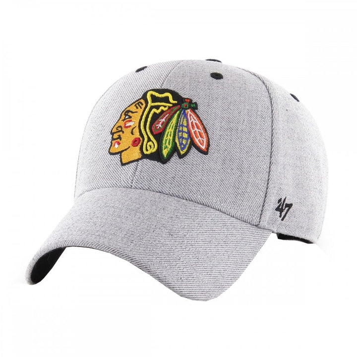 47 Brand NHL Chicago Blackhawks Storm Cloud MVP Cap - Charcoal