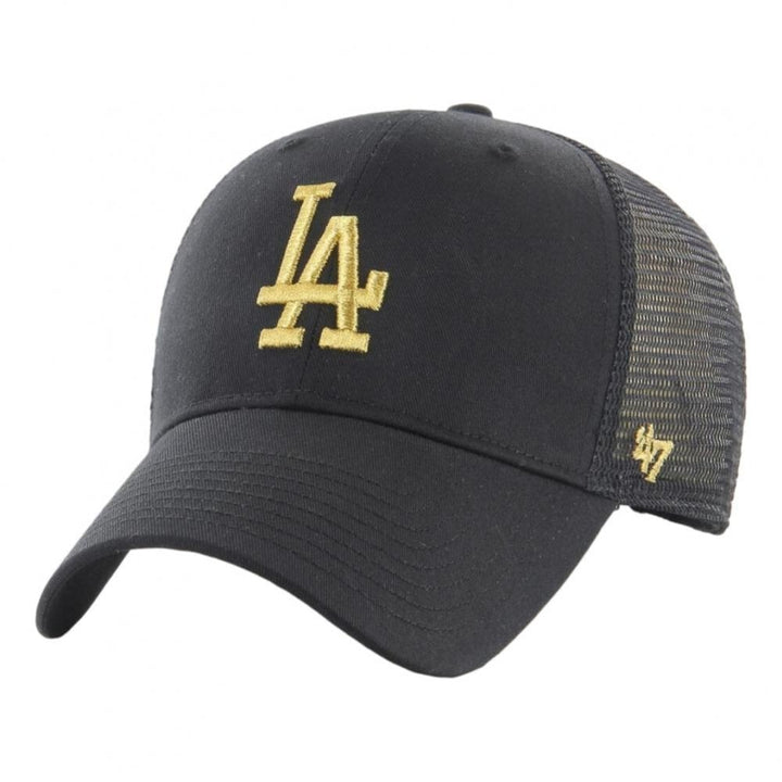 47 MLB LA Dodgers Branson Metallic MVP Cap - Black
