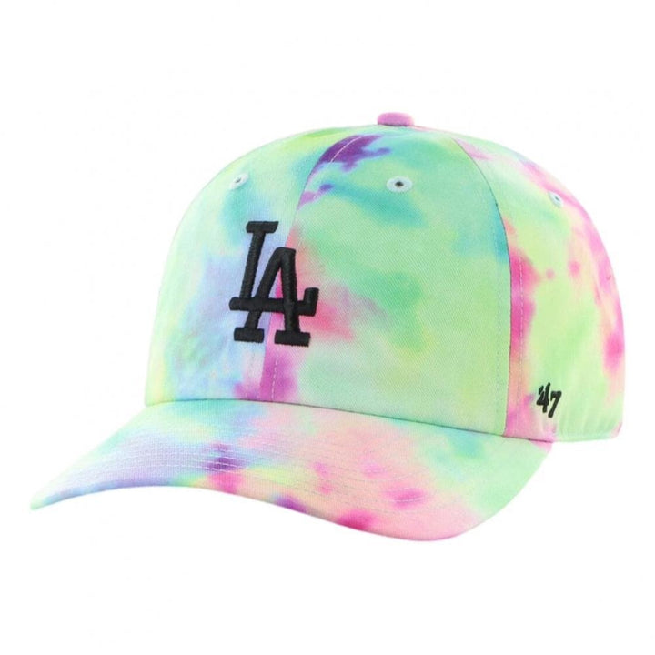 47 MLB LA Dodgers Tye Dye Clean Up MF Cap - White