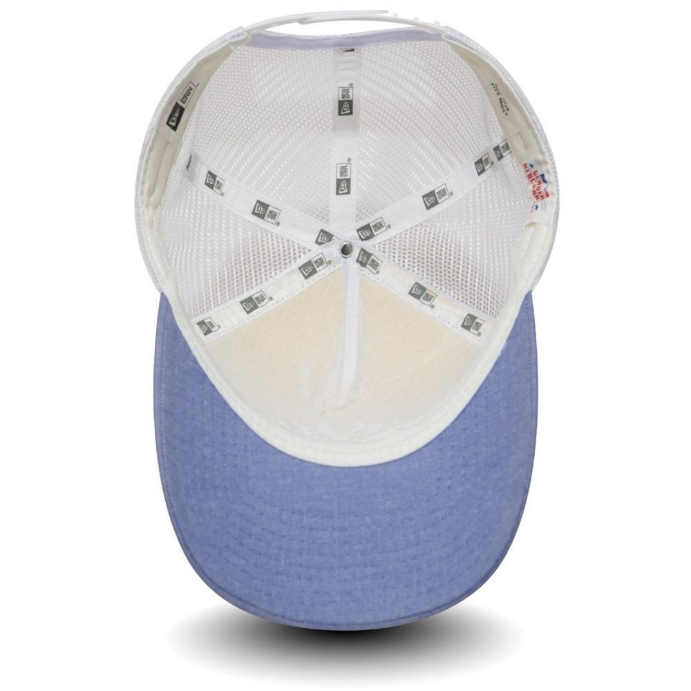 New Era MLB NY Yankees Oxford Trucker Cap - Sky Blue