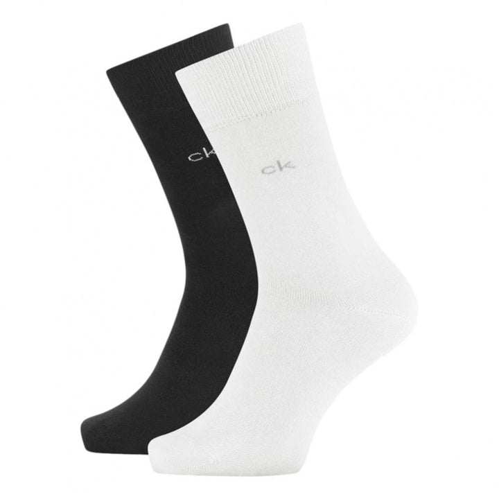 Calvin Klein Casual Flat Knit Carter 2 Pack Crew Socks