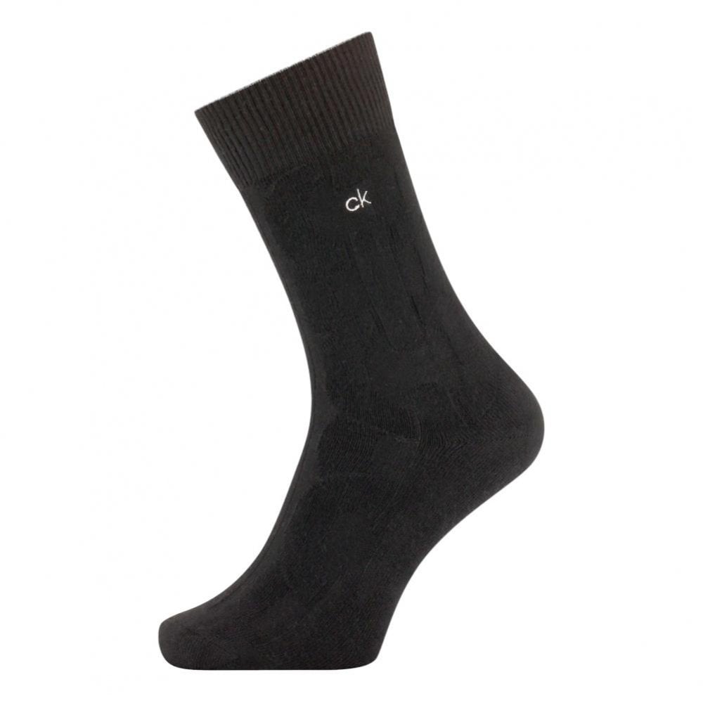 Calvin Klein Crew Luxury Cable Socks