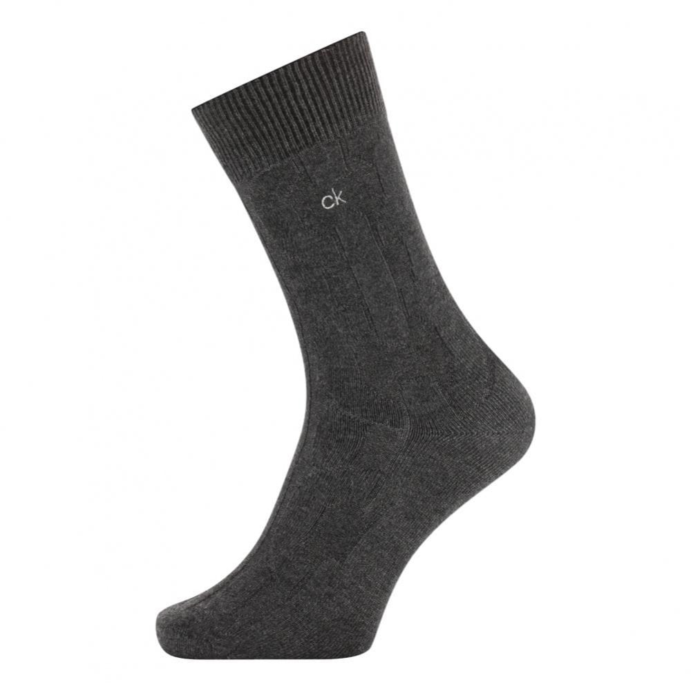 Calvin Klein Crew Luxury Cable Socks
