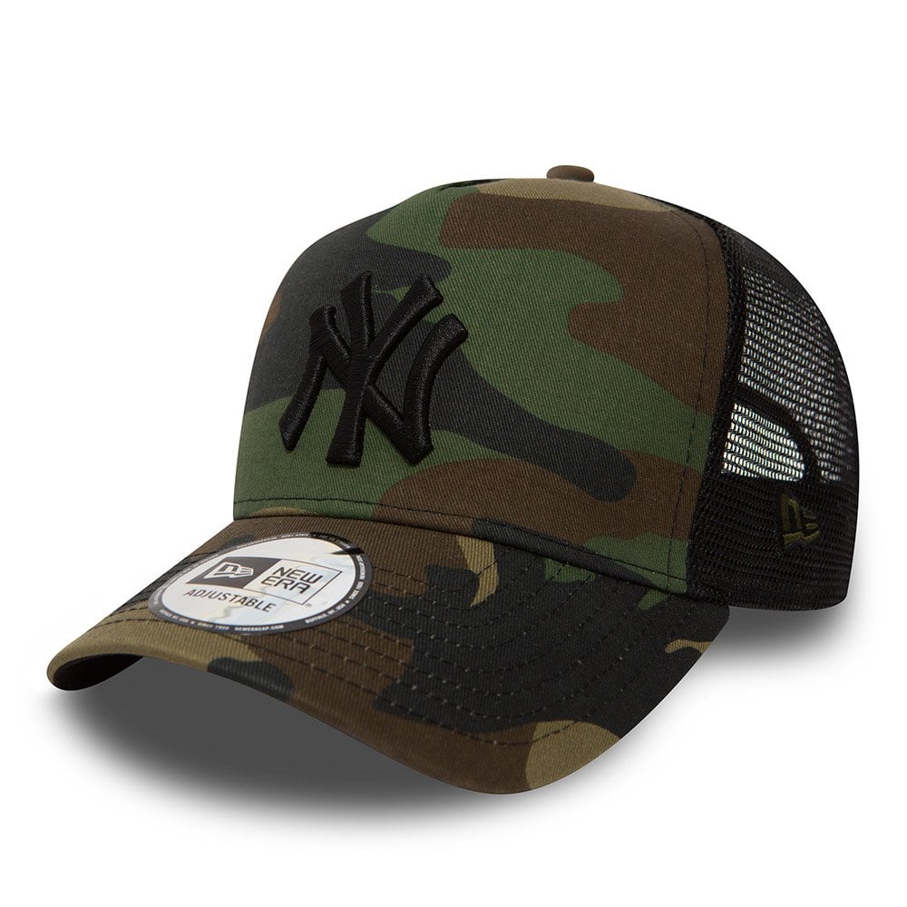 New Era New York Yankees Clean A Frame Trucker Cap