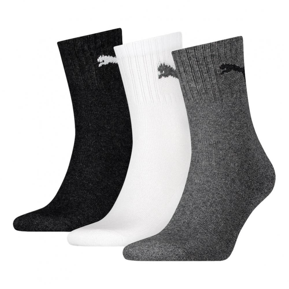 Puma Unisex Short Crew 3 Pack Socks