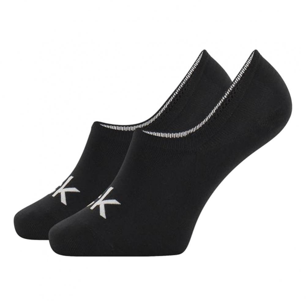 Calvin Klein Finley Logo 2 Pack Liner Socks