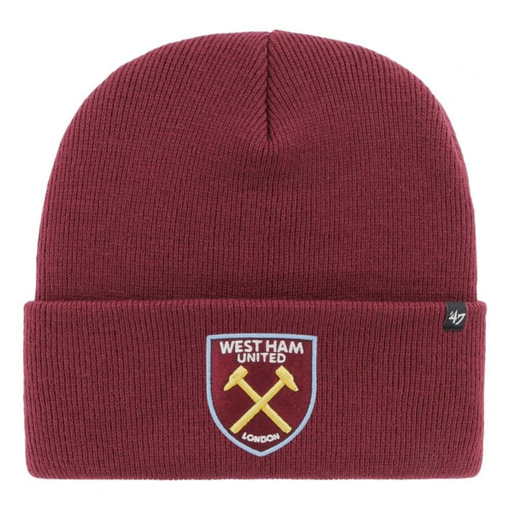 47 Brand EPL West Ham United FC Prize Fight Cuff Knit Beanie