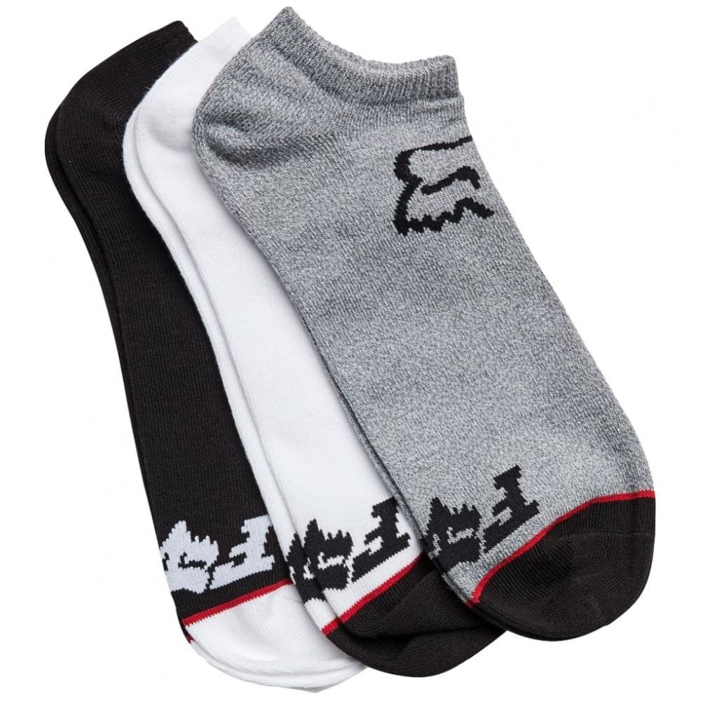 Fox No Show 3 Pack Socks
