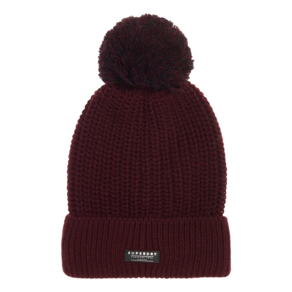Superdry Etoile Parisian Beanie - Port