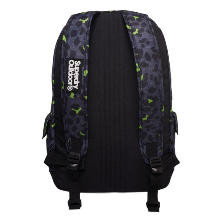 Superdry Print Edition Montana Backpack - Animal Dark Marl Lime