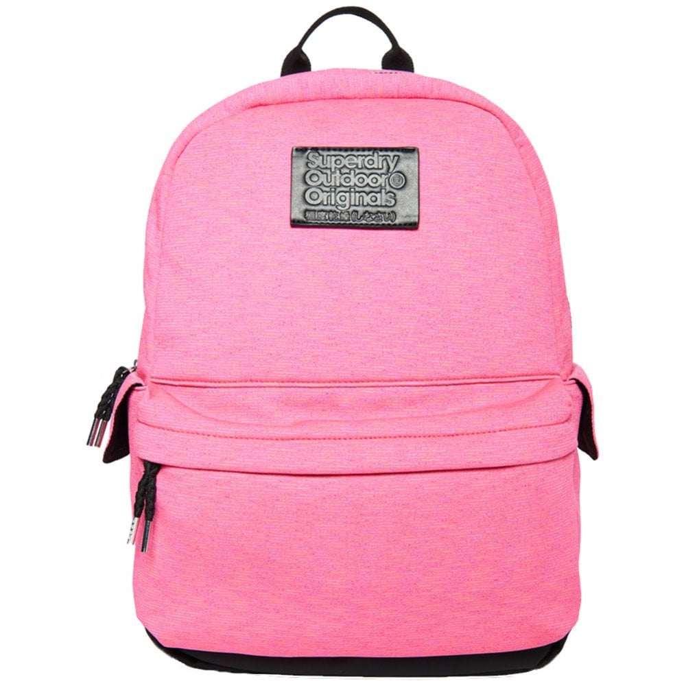 Superdry Jersey Stripe Montana Backpack - Pink Multi Stripe