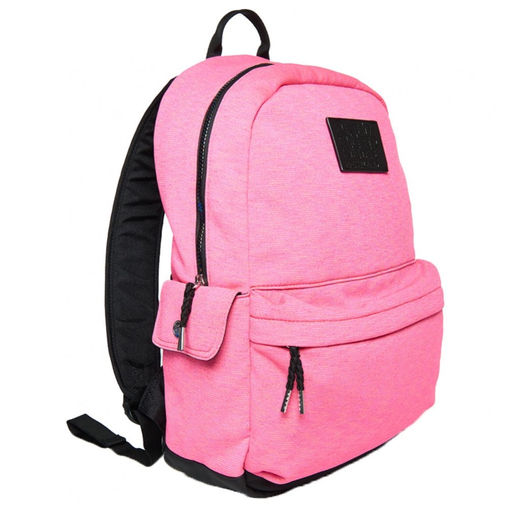 Superdry Jersey Stripe Montana Backpack - Pink Multi Stripe