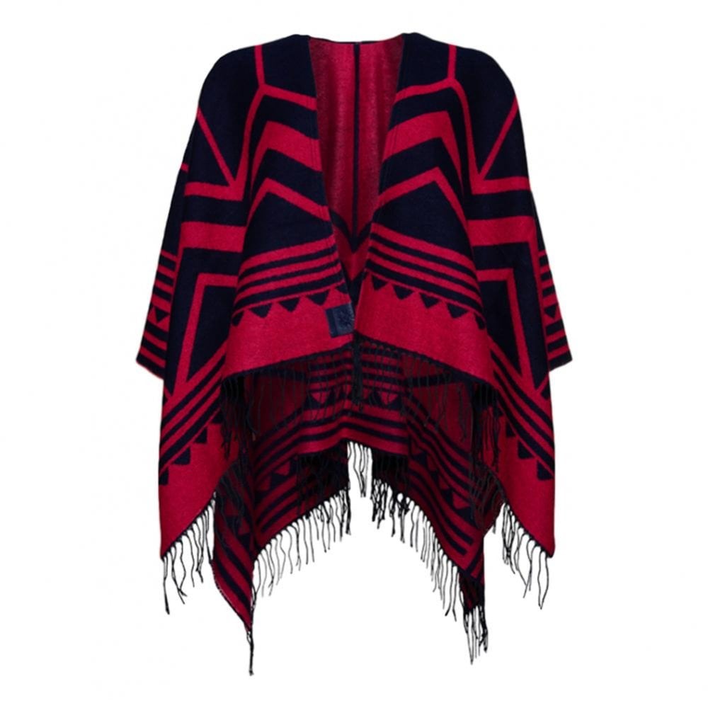 Superdry Chevron Blanket - Navy / Pink