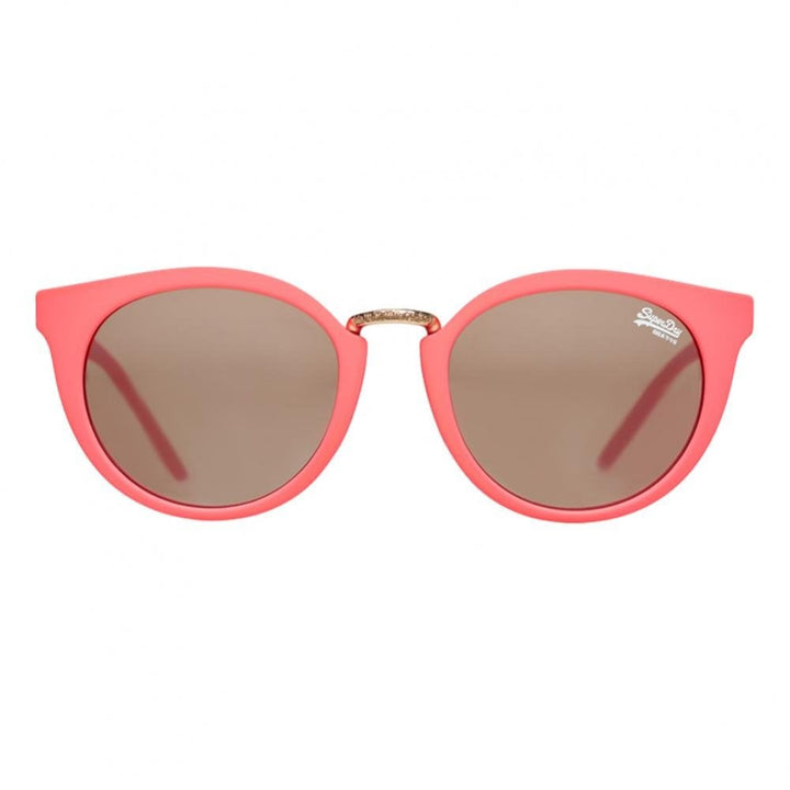 Superdry SDR Aubrey Sunglasses - Bright Coral / Gold
