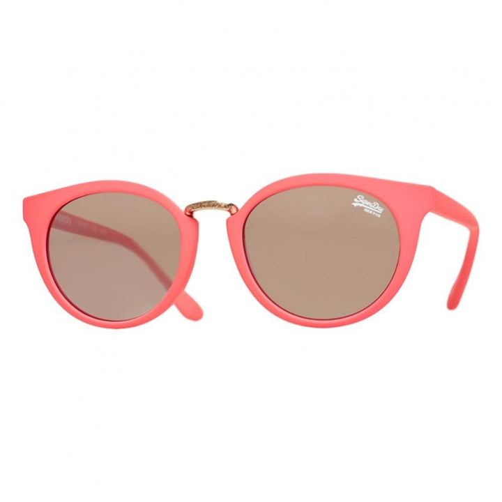 Superdry SDR Aubrey Sunglasses - Bright Coral / Gold