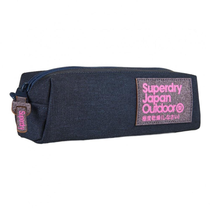 Superdry Cinda Pencil Case - Dark Navy Glitter
