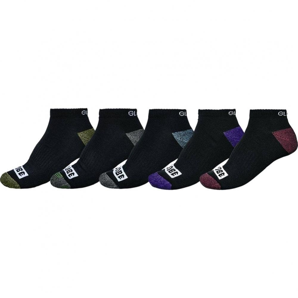 Globe Romney Ankle 5 Pack Socks - Assorted
