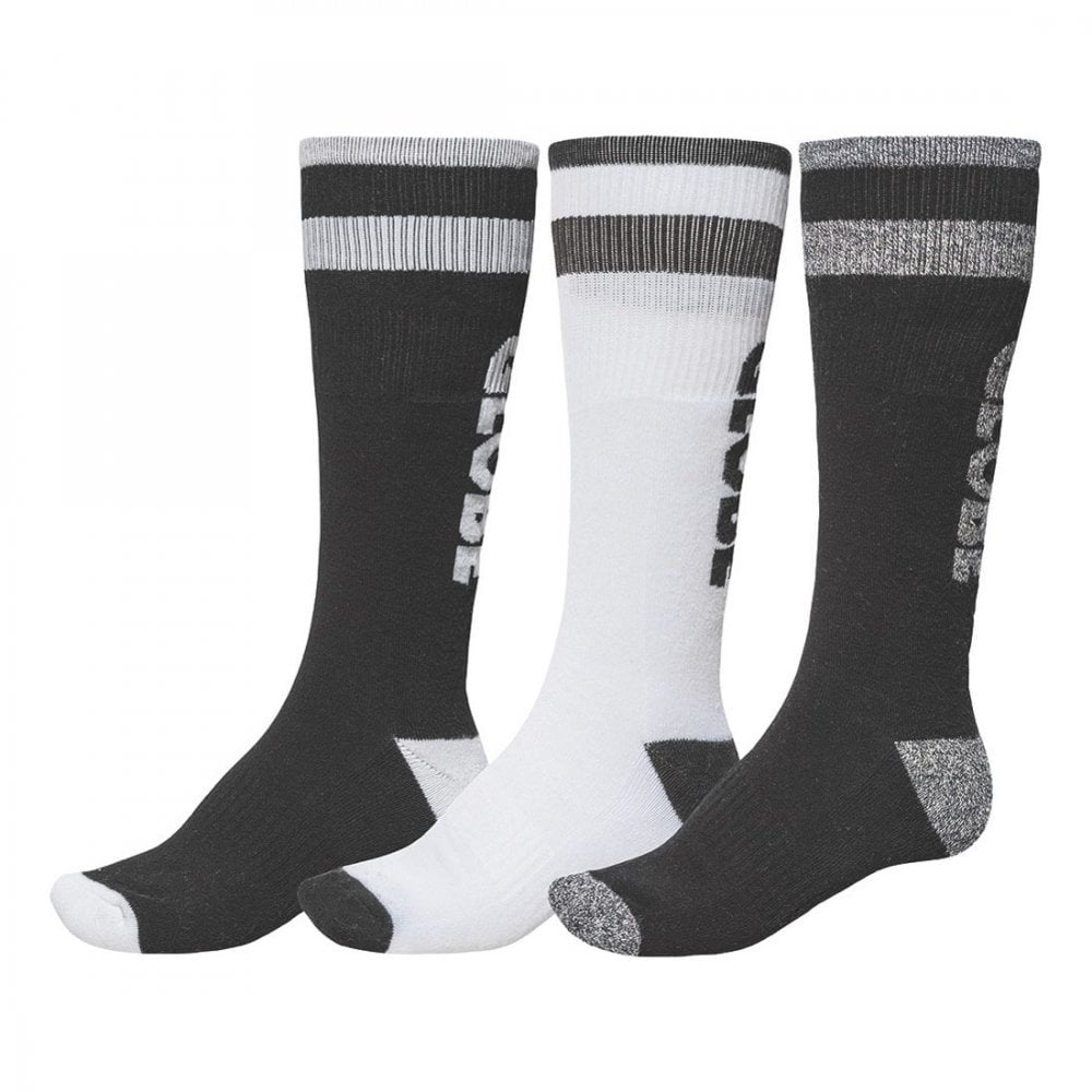 Globe Stonningtone 3 Pack Long Socks - Assorted