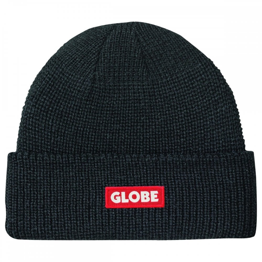 Globe Bar Beanie - Black