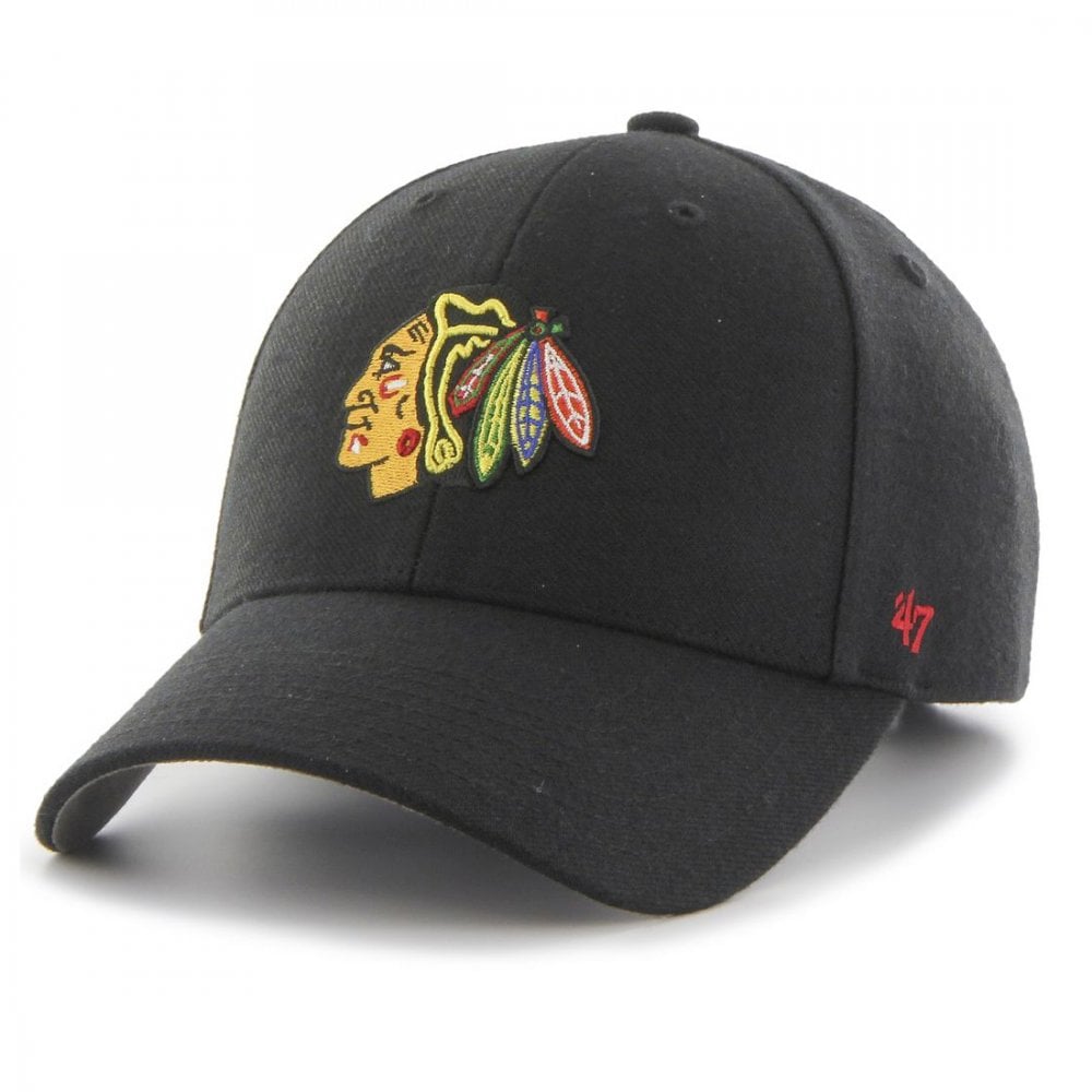 47 Brand NHL Chicago Blackhawks MVP Cap - Black