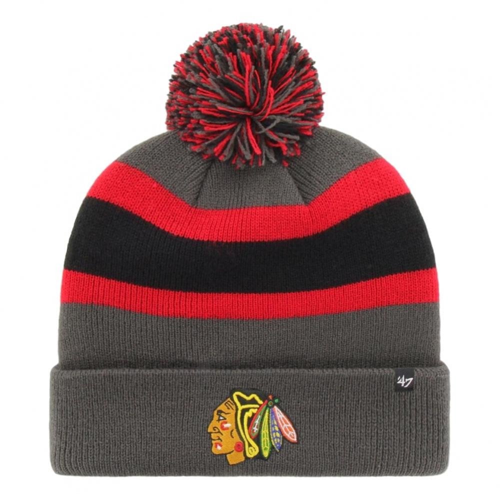 47 Brand Chicago Blackhawks Breakaway Beanie - Charcoal