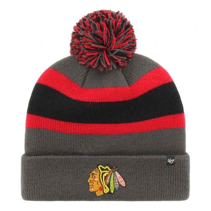 47 Brand Chicago Blackhawks Breakaway Beanie - Charcoal