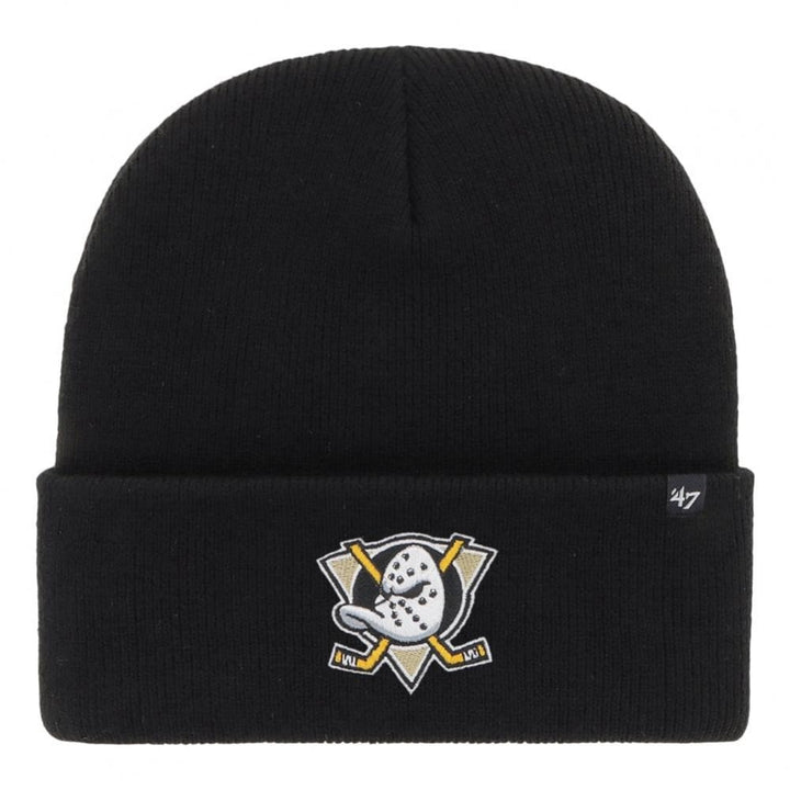 47 Brand Anaheim Ducks Haymaker Cuff Knit Beanie - Black