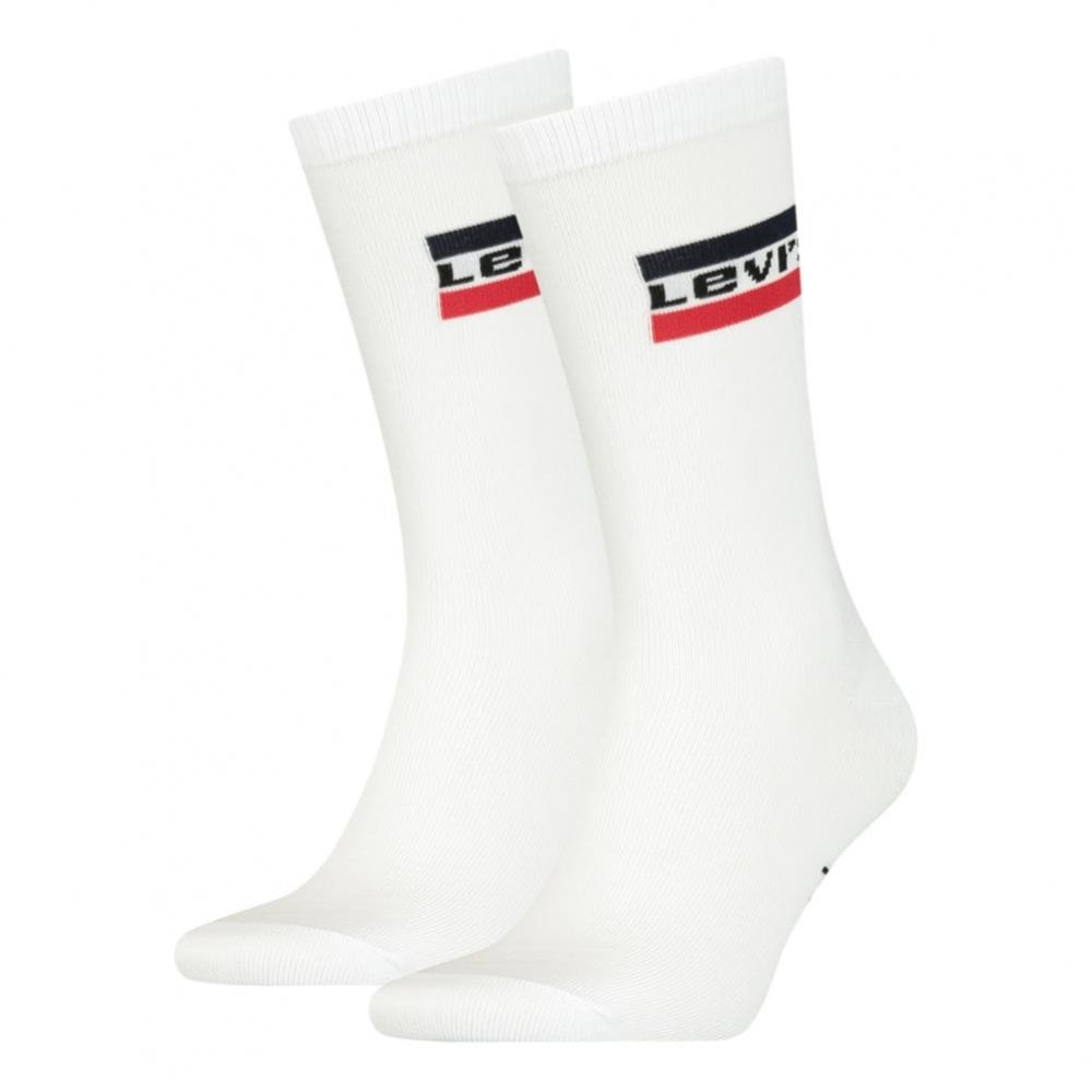 Levis Regular Cut Sportswear Logo 2 Pack Socks