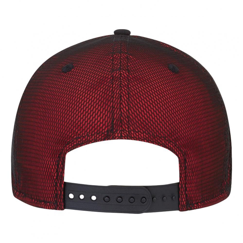 New Era Chicago Bulls Mesh Underlay 9 Forty Cap - Black / Red