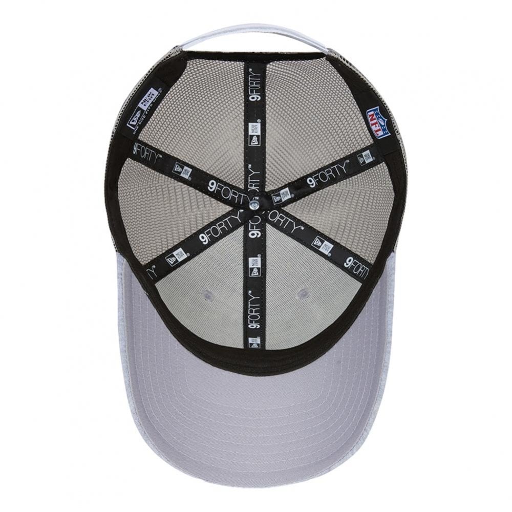 New Era NFL Logo Home Field 9 Forty Trucker Cap - Grey