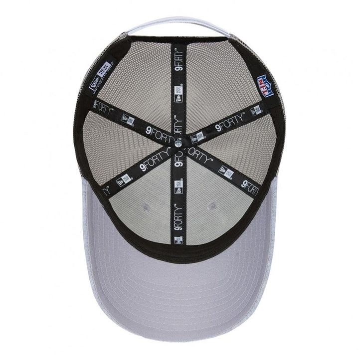 New Era NFL Logo Home Field 9 Forty Trucker Cap - Grey