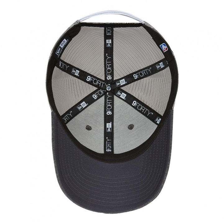 New Era NBA Logo Home Field 9 Forty Trucker Cap - Grey Heather