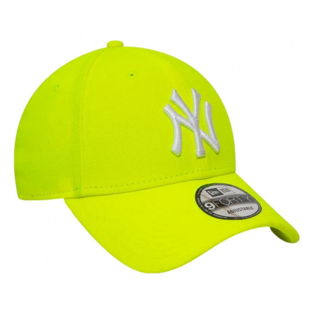 New Era NY Yankees 9 Forty Cap - Neon Yellow
