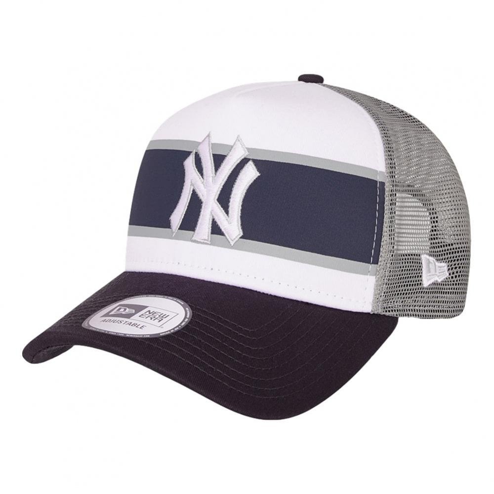 New Era NY Yankees Retro Trucker Cap - White / Navy