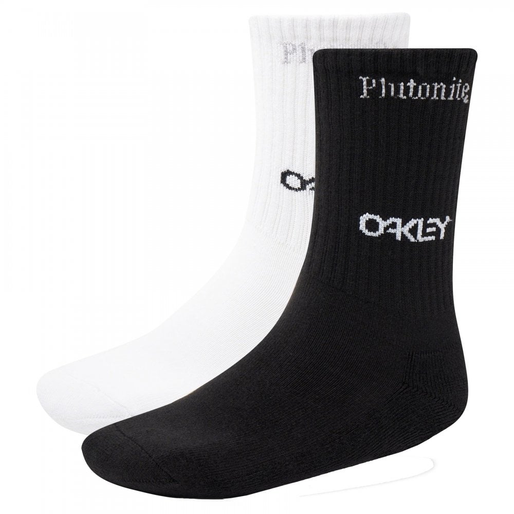 Oakley Plutonite 2 Pack Socks - Blackout