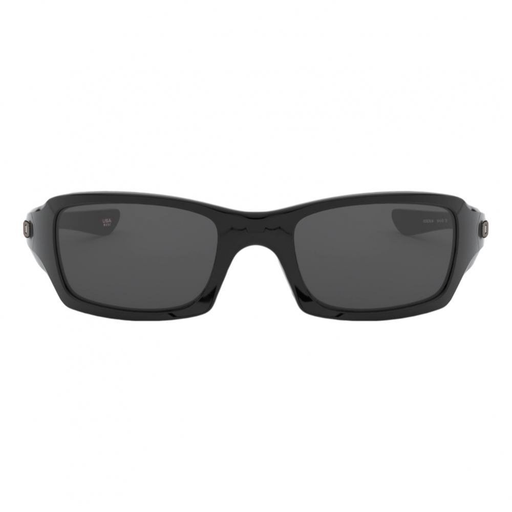Oakley Fives Squared Sunglasses - Polished Black / Grey