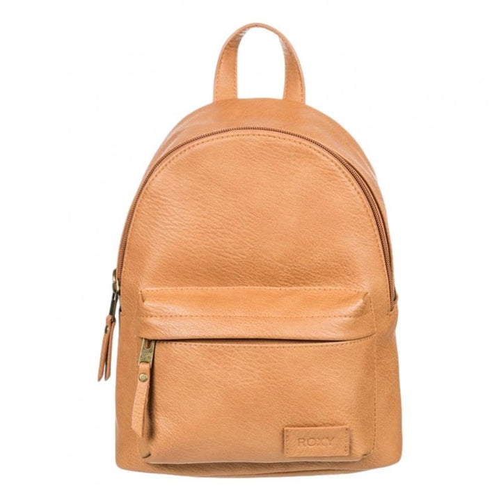 Roxy Drunk In Love Faux Leather Backpack - Toasted Nut