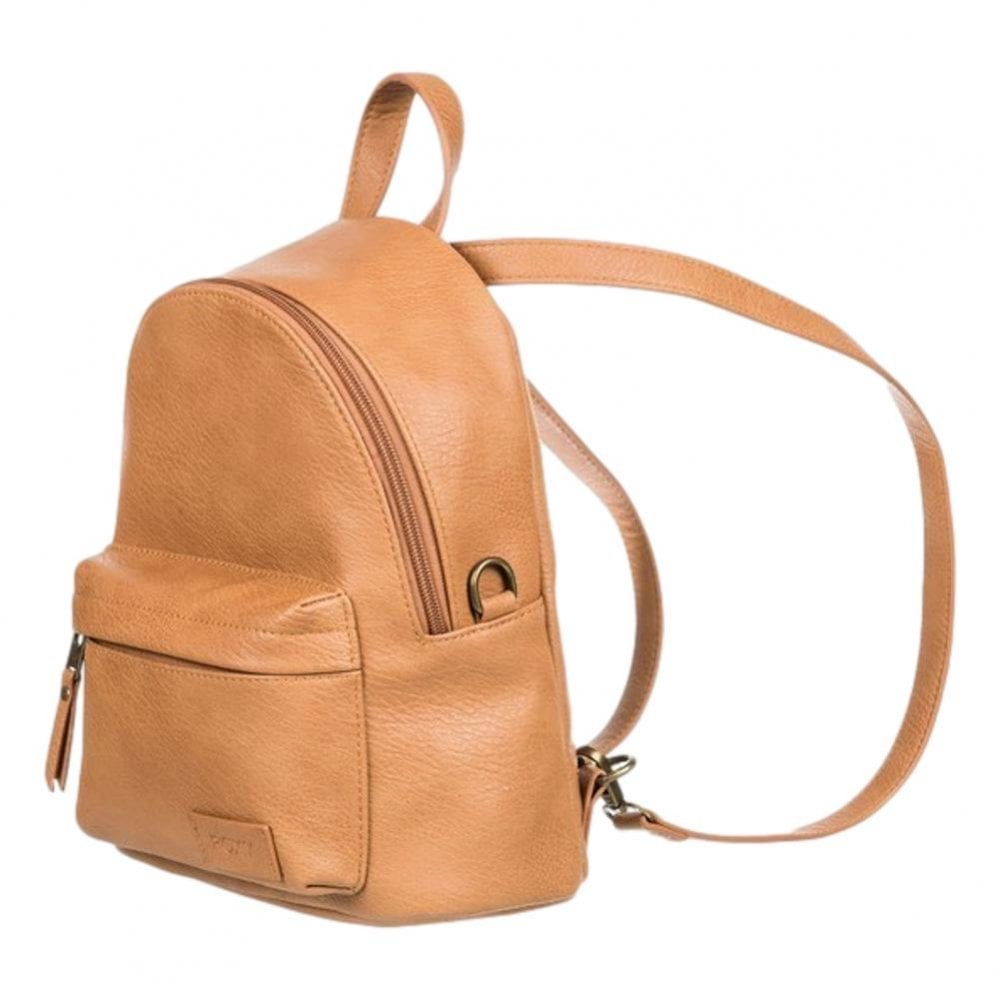 Roxy Drunk In Love Faux Leather Backpack - Toasted Nut