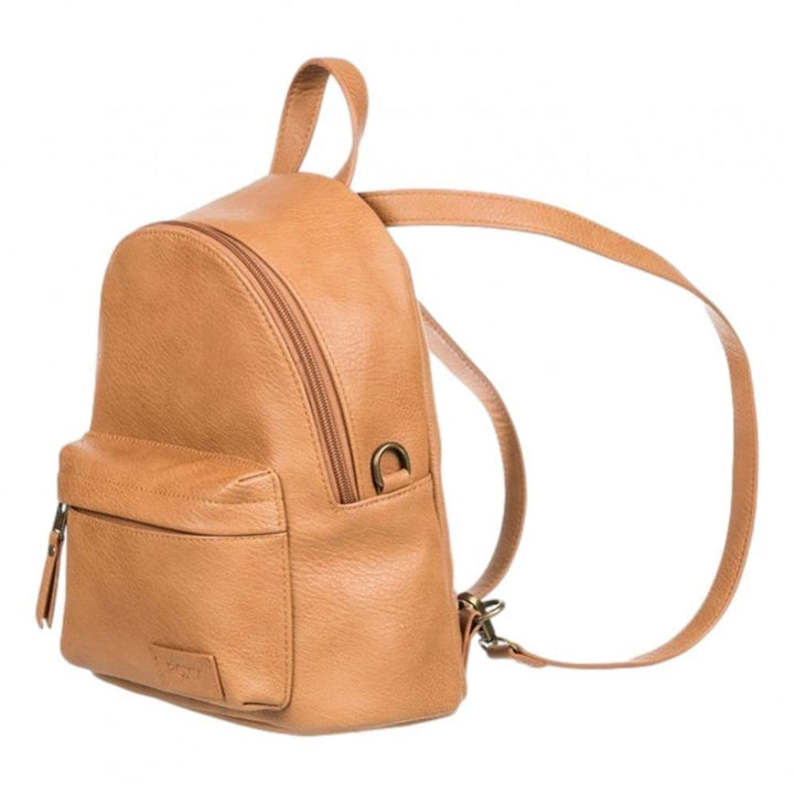 Roxy Drunk In Love Faux Leather Backpack - Toasted Nut