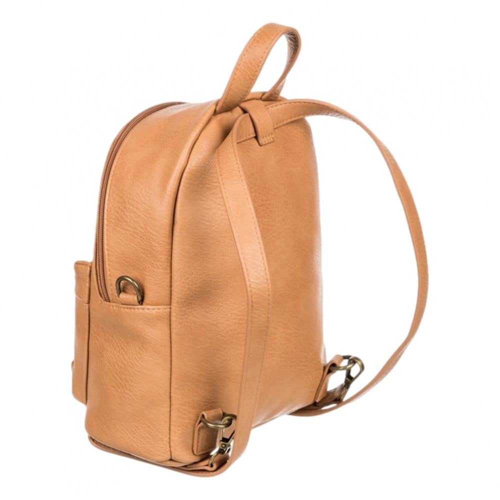 Roxy Drunk In Love Faux Leather Backpack - Toasted Nut