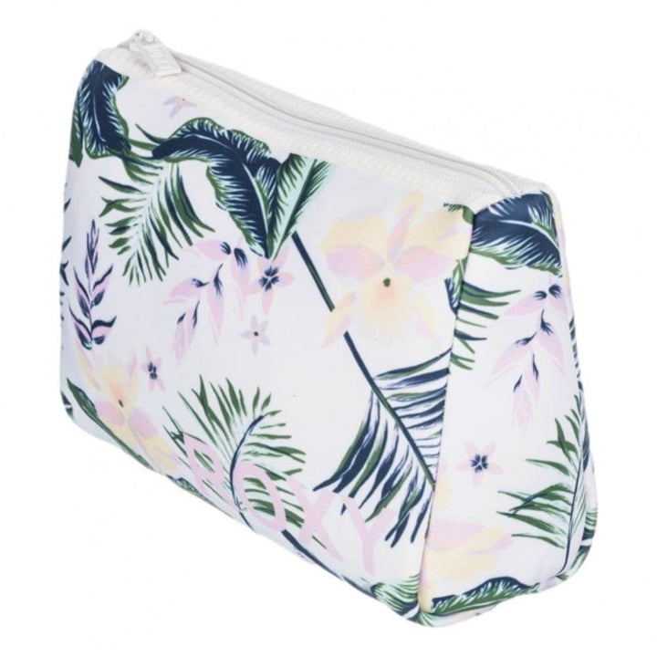 Roxy Ride With Me Pencil Case - Bright White Praslin