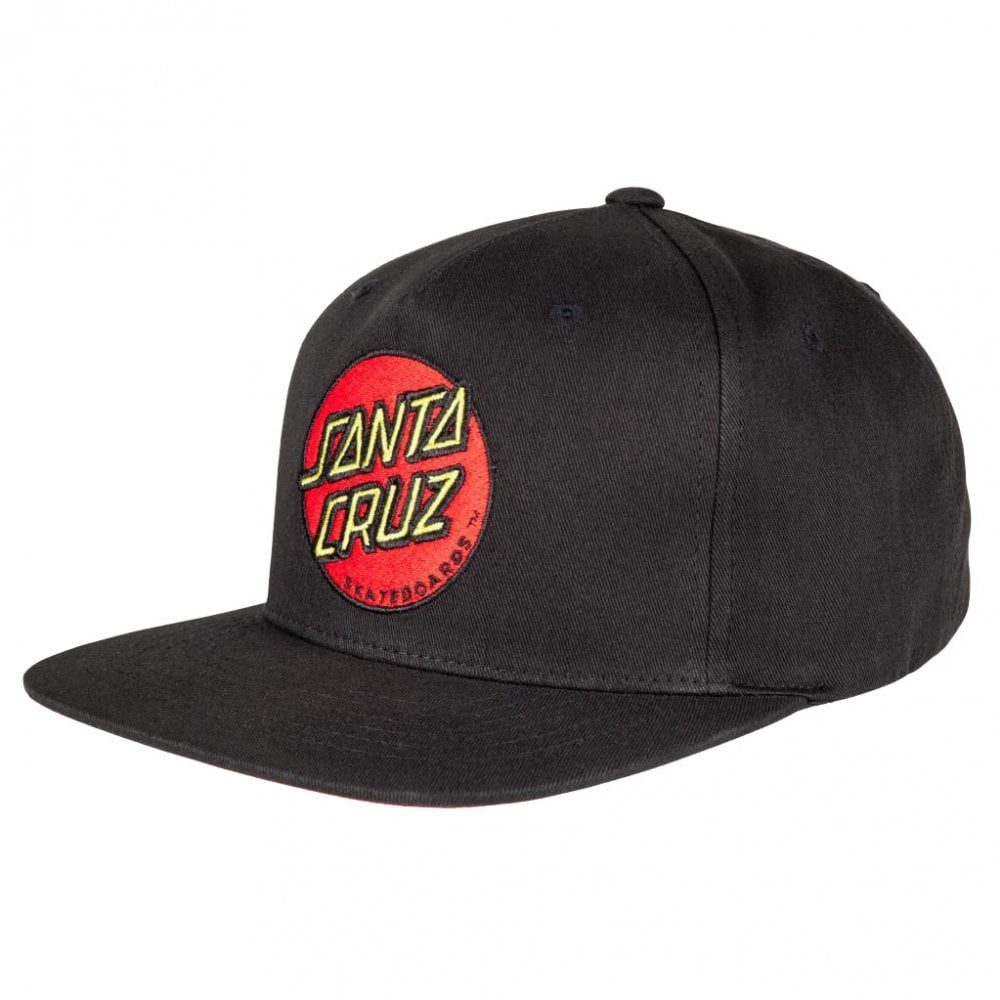 Santa Cruz Classic Dot Cap - Black