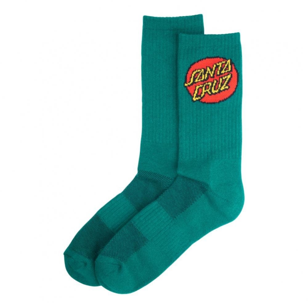 Santa Cruz Dot Socks - Evergreen
