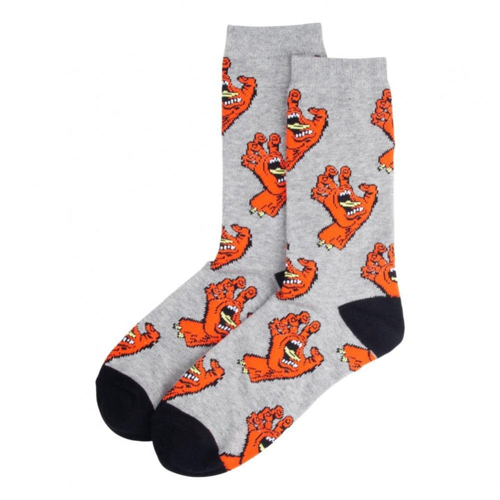 Santa Cruz Multi Hand 2 Pack Socks - Washed Navy / Athletic Heather
