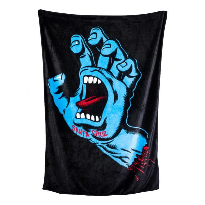 Santa Cruz Screaming Hand Blanket - Black