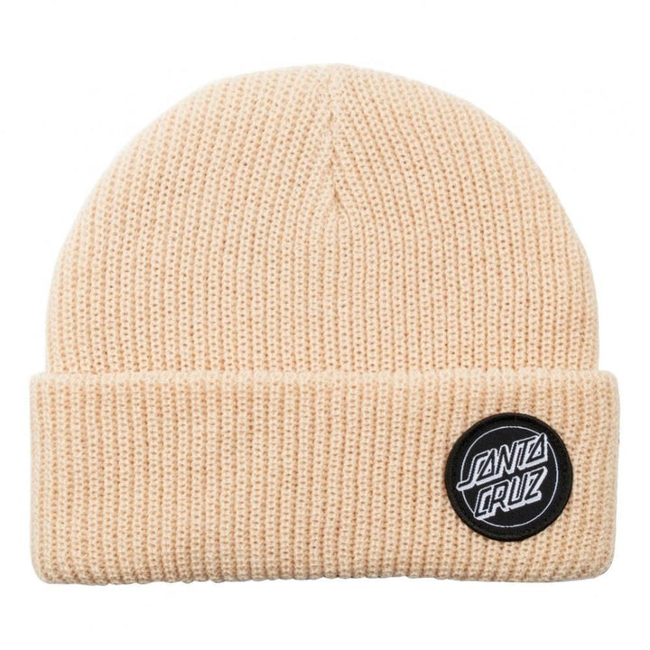 Santa Cruz Outline Dot Beanie - Bone