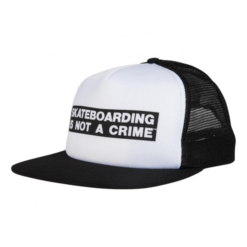Santa Cruz Not A Crime Cap - White / Black