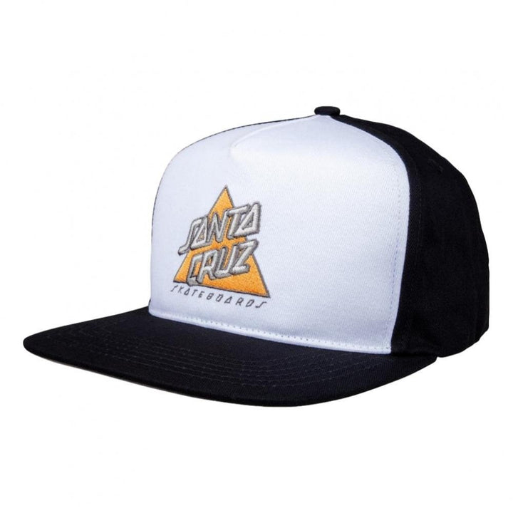 Santa Cruz Not A Dot Snapback Cap - White / Black