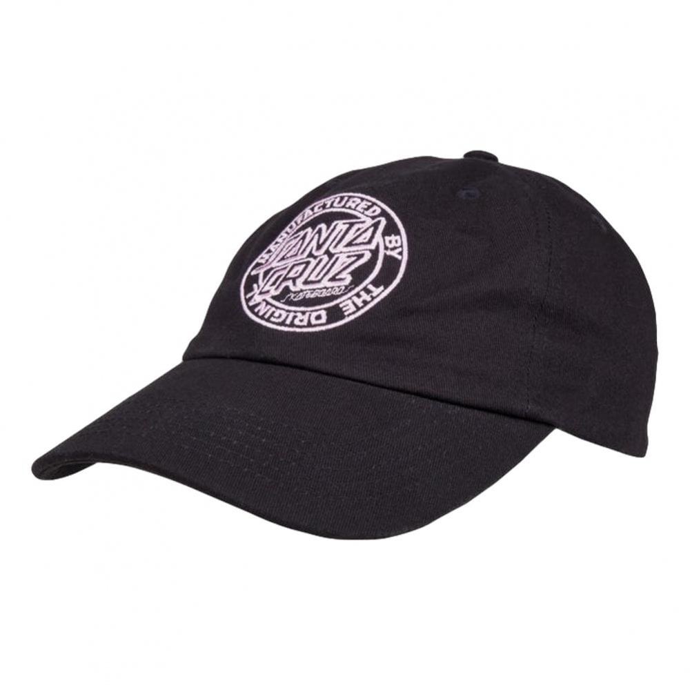Santa Cruz MFG Dot Cap - Black / White