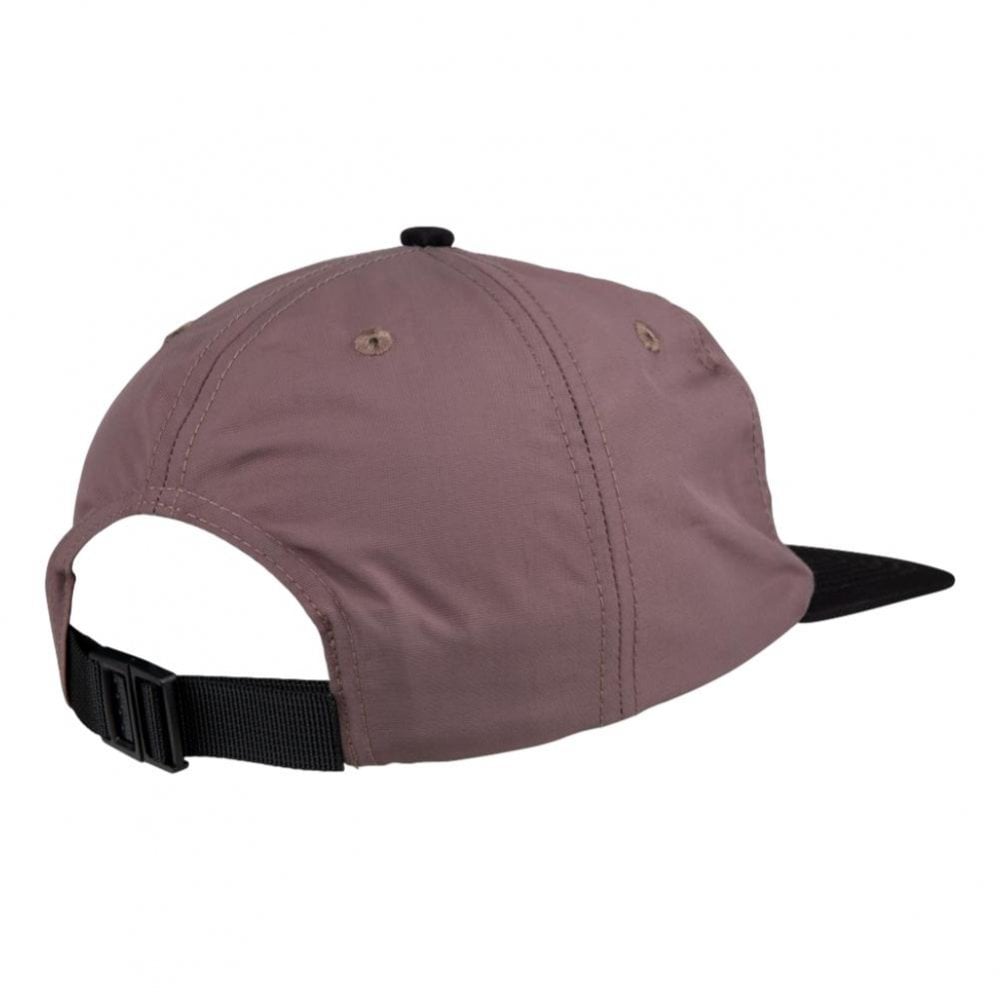 Santa Cruz Baked Flower Cap - Steel / Black
